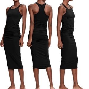 Michael Stars Ruched midi dress